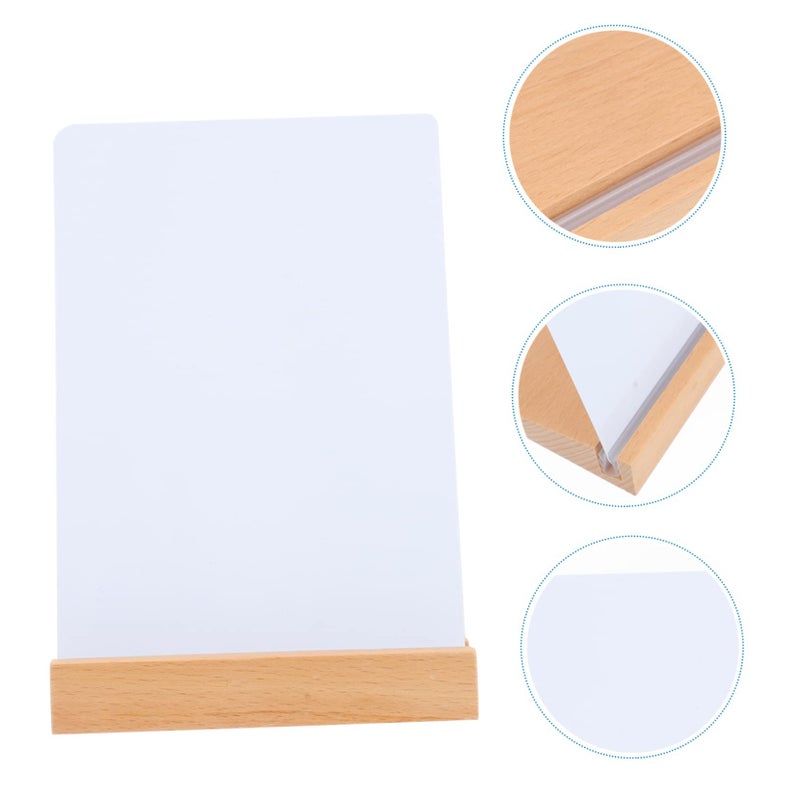 Erasable Desktop Message Board with Base for Restaurants Cafes Events Multi Functional Table Sign - Image 4