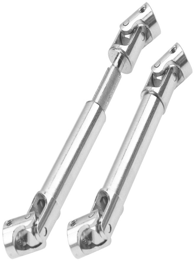 Vgoohobby 2Pcs Vgoohobby 2mm 3mm 4mm Metal RC Drive Shaft CVD Driveshaft Compatible with WLtoys Axial MN Model WPL Tamiya 1/24 1/18 1/16 1/14 1/12 RC Military Crawler Car Tractor Truck (50-65mm 3-3) - Image 3