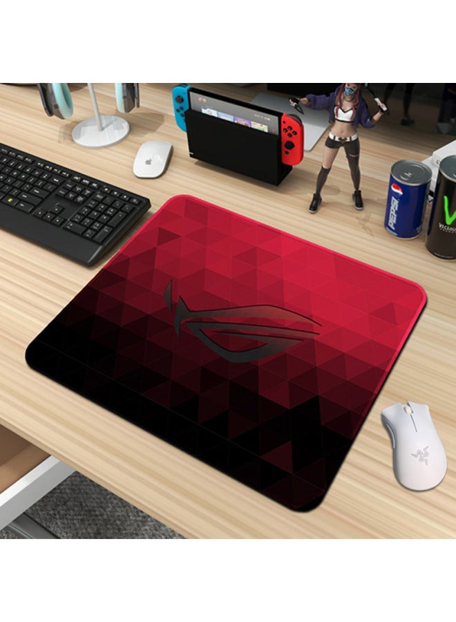 ROG Special Game Super Mouse Pad 4mm Thick Lock Edge Cloth Office Large Wholesale-Color:400x 350x 4mm Edge Lock-Pattern:ROG 【10-16】  - Image 1
