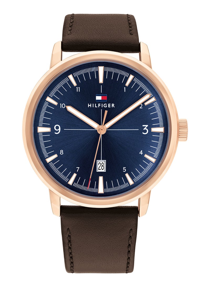 TOMMY HILFIGER Leather Analog Wrist Watch 1710510 - Image 3