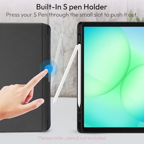 Robustrion Cover for Samsung Galaxy Tab A11 Plus Cover Case 11 inch, Deer Cover Case for Samsung Galaxy Tab A11 Plus Cover/Tab A11+ Tablet Cover with Pencil Holder - Grey - Image 5