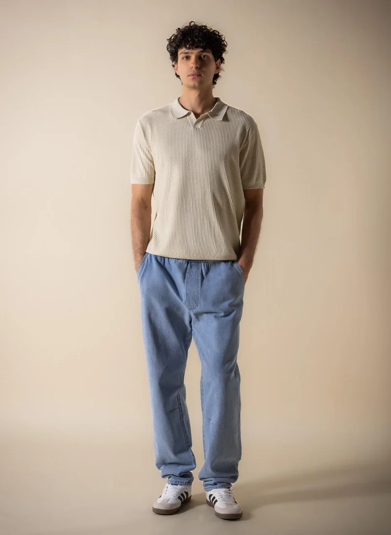 SHAPES TEXTURED SOFT  POLO SHIRT