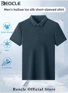 Men's Polo Shirt Mesh Ice Silk Short-sleeved T-shirt Short Sleeve Sports Golf Tennis T-Shirt Casual Collared Summer Shirt Classic Polo Shirt - pzsku/ZC2F0CDA4EF63FC4D1B13Z/45/_/1724048057/339f5e73-220b-4a13-b8cd-07ef5c85c967