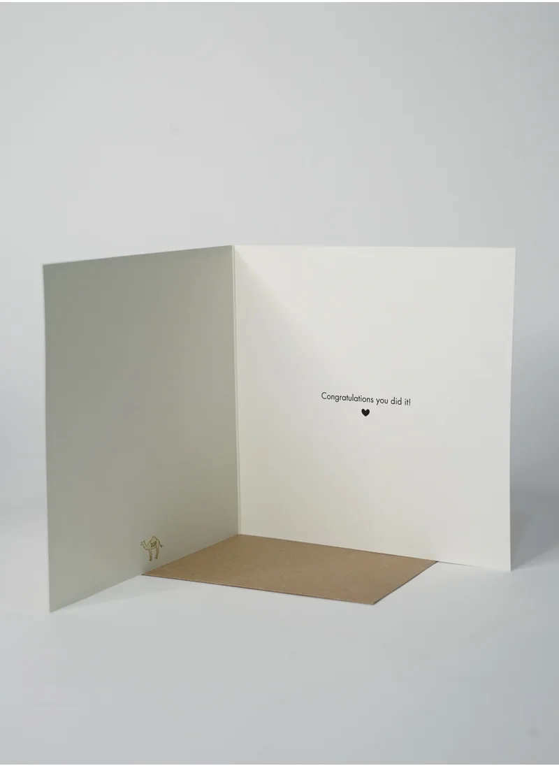 Share the Love Congratulations - Gold Foil Greeting Card