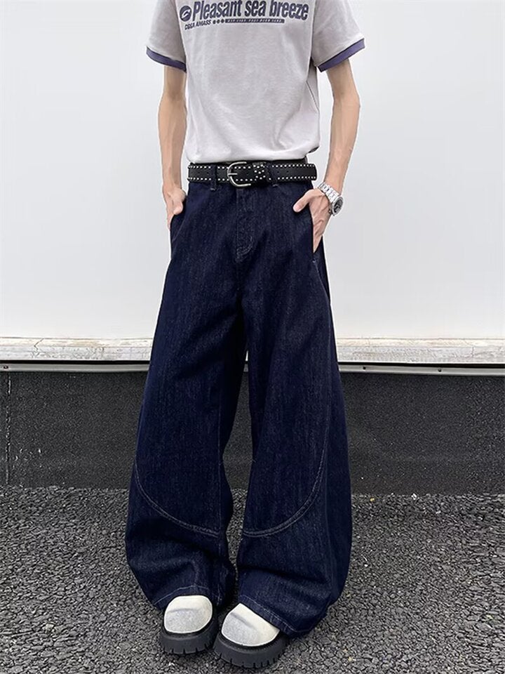 Unisex Casual Daily Denim Jeans - Image 1