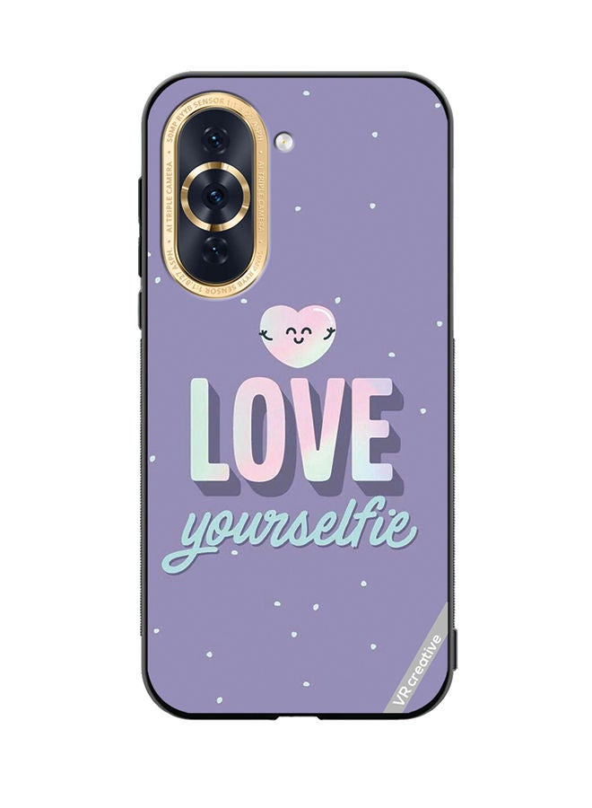 VR CREATIVE Protective Case Cover For Huawei Nova 10 Love Your selfie Design Multicolour - Image 1