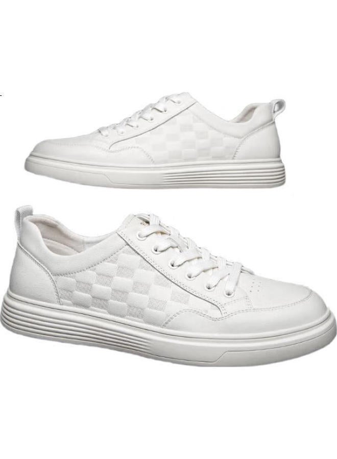 YEARCON Men'S Comfortable Casual Shoes Fashionable And Simple Sneakers 96617W White 42 - Image 1