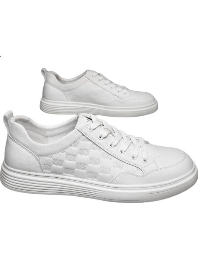YEARCON Men'S Comfortable Casual Shoes Fashionable And Simple Sneakers 96617W White 42 - Image 3