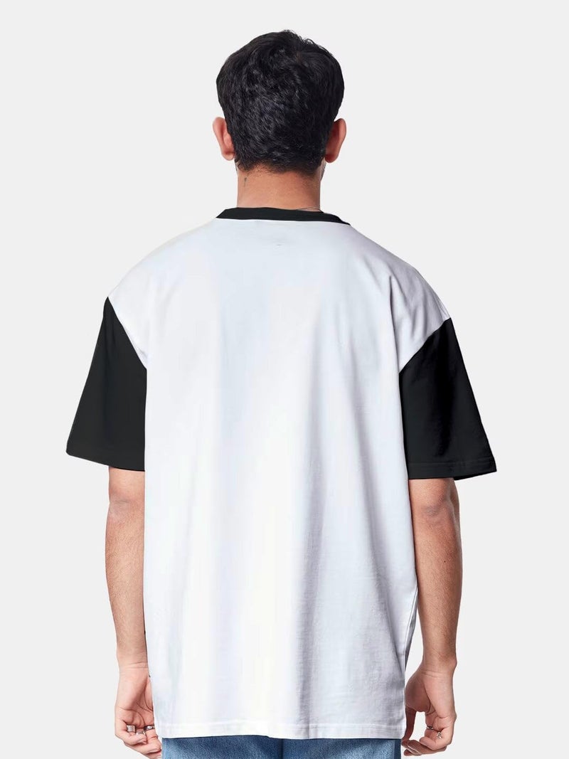 crazymonk Hellfire Club Oversized T-Shirt- White- XL - Image 2