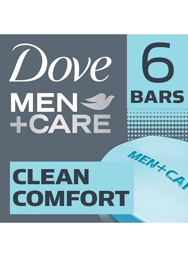 دوف قالب صابون الجسم والوجه للرجال+كير أكثر ترطيبًا من قالب الصابون، راحة نظيفة، يغسل بشكل فعال البكتيريا ويغذي بشرتك، عبوة من 6 قطع (الولايات المتحدة الأمريكية) - Image 2