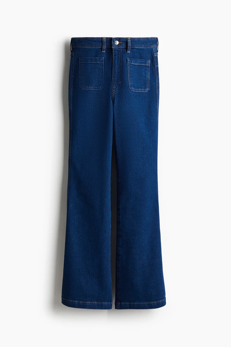 H&M Flared Ultra High Jeans
