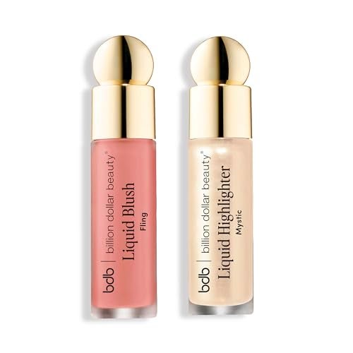 Billion Dollar Brows bdb Liquid Blush Highlighter LongLasting Smooth and Lightweight SmudgeProof Lovestruck - Image 1