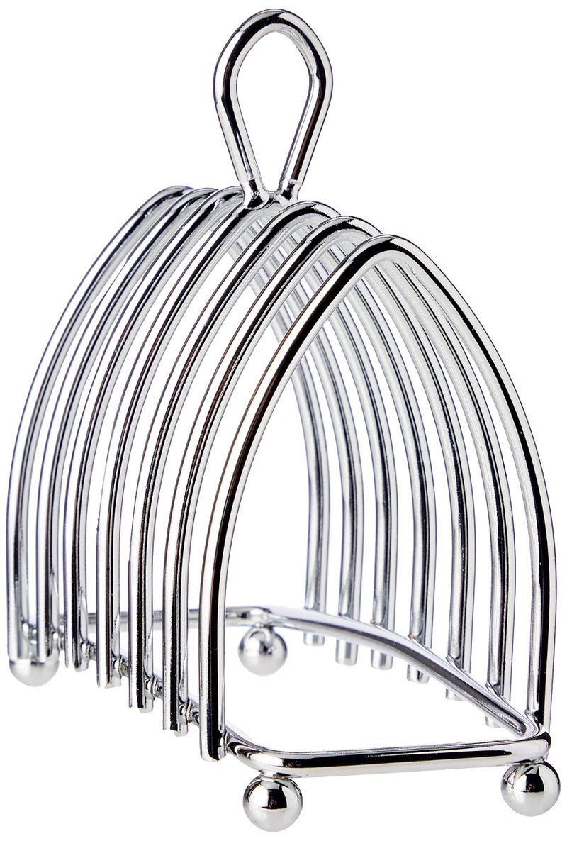 KitchenCraft KCTOAST 6 Slice Toast Rack with Chrome Plated Finish, Metal, 16 x 15 x 7 cm - Image 2