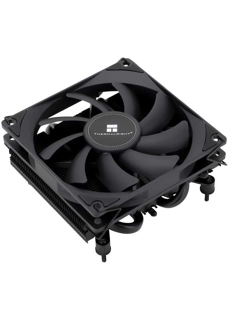 Thermalright Thermalright AXP90 X36 Black Low Profile CPU Cooler, with 92mm TL-9015B Slim PWM Fan, ITX CPU Cooler, AGHP Technology, 36mm Height,for AMD AM4 AM5/Intel 1150/1151/1155/1156/1200/1700(AXP90 X36 Black)  - Image 1