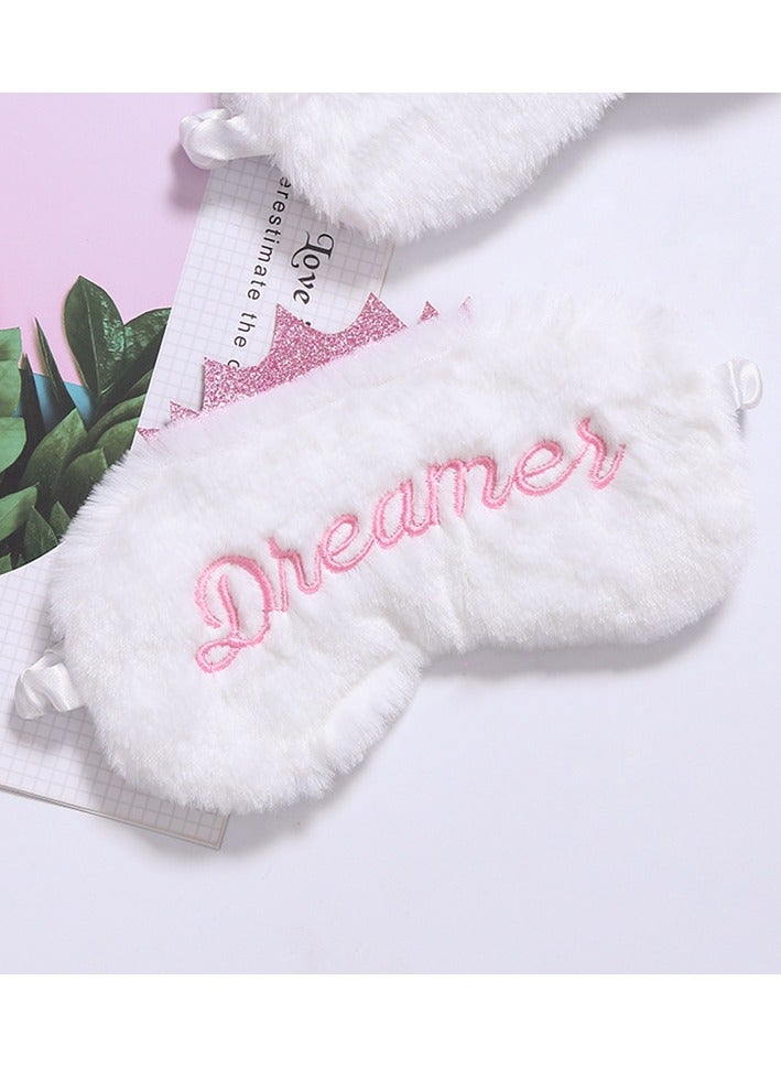 general 3D Super Soft Comfortable Eye Mask, Animal Eye Mask, 4 Pieces Cute Sleeping Mask Soft Fluffy Plush Sleeping Mask for Sleep Travel Naps - Image 2