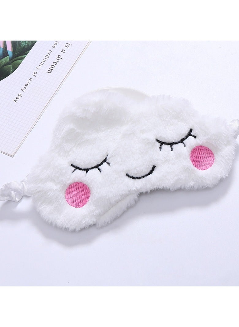 general 3D Super Soft Comfortable Eye Mask, Animal Eye Mask, 4 Pieces Cute Sleeping Mask Soft Fluffy Plush Sleeping Mask for Sleep Travel Naps - Image 5