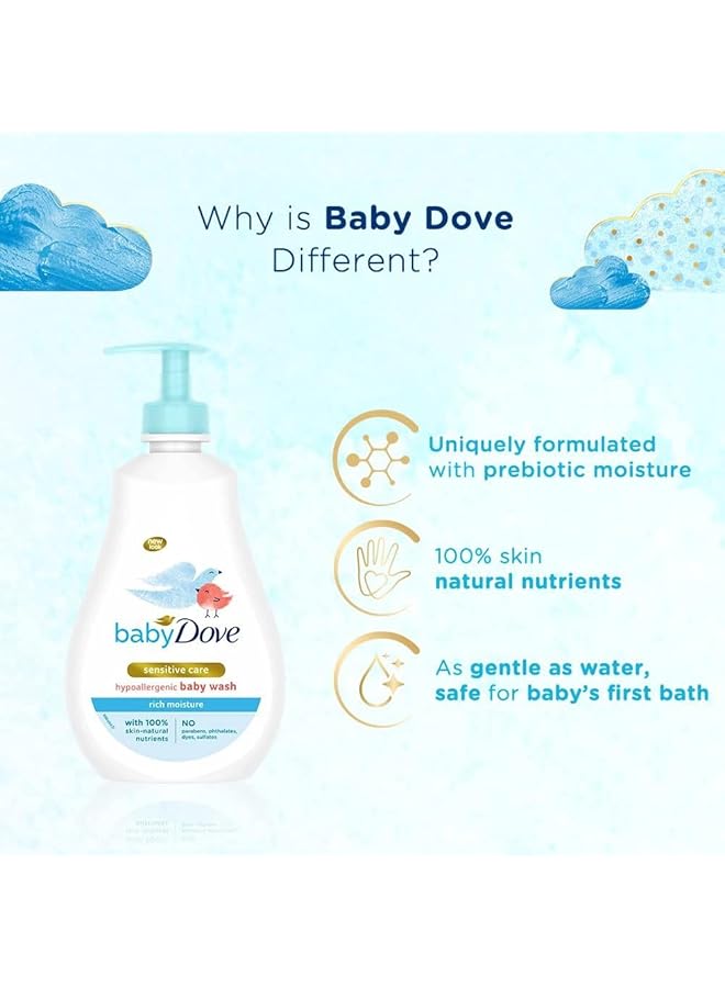 Dove Baby Rich Moisture Head To Toe Wash 400 Ml - Image 4