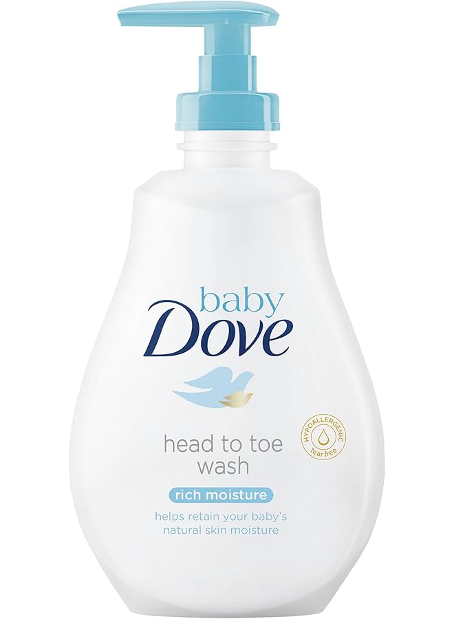 Dove Baby Rich Moisture Head To Toe Wash 400 Ml - Image 1