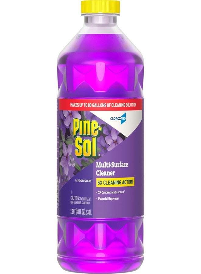 Pine Sol CloroxPro Pine-Sol Multi-Surface Cleaner, All Purpose Cleaner, Lavender Clean, 80 Fluid Ounces (Package May Vary) - Image 1