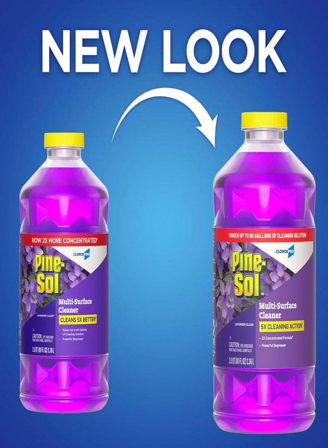 Pine Sol CloroxPro Pine-Sol Multi-Surface Cleaner, All Purpose Cleaner, Lavender Clean, 80 Fluid Ounces (Package May Vary) - Image 2