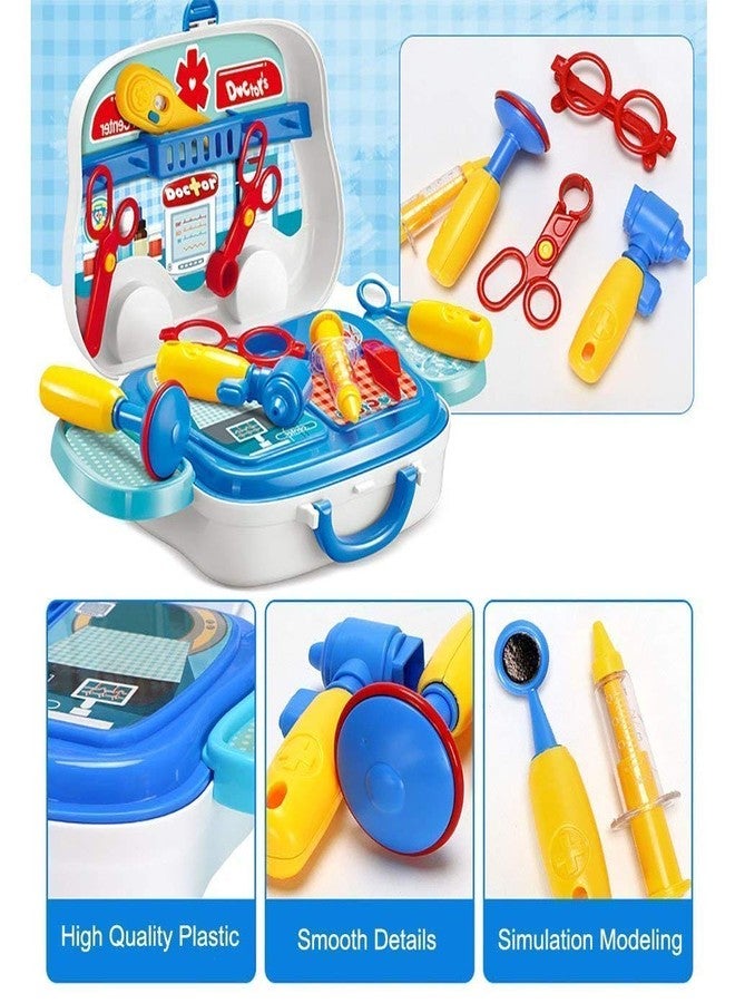 Royals Hub Doctor Set Toys for Girls Boys | Doctor Toys for Kids | Portable Medical Clinic Suitcase | Doctor Set Pretend Play Learning Toy { Made in India } Multicolor - Image 4