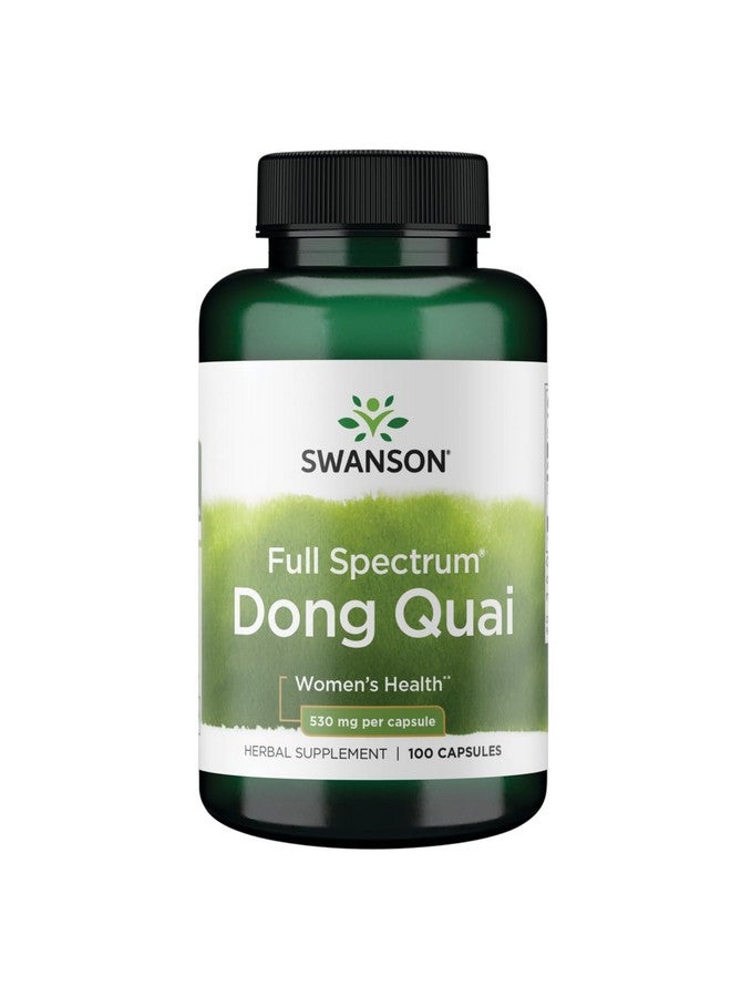 Swanson Dong Quai 530 Milligrams 100 Capsules - Image 1