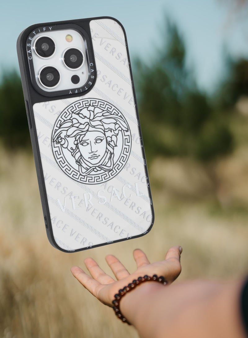 Casetify iPhone 14 Pro Case Versace Design Luxury Hard Phone Case Shockproof Protective Cover for iPhone 14 Pro 6.1 inch - Image 3
