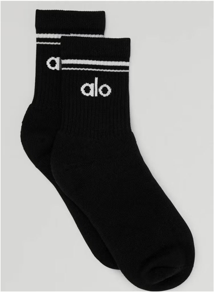 Alo Unisex Half-Crew Throwback  Sock - Image 3