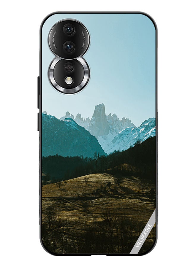 VR CREATIVE Protective Case Cover For Honor 80 Green Hills Design Multicolour - Image 1