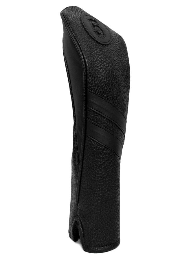 ProActive Sports | Vintage Golf Club Head Covers | for Drivers, Fairway Woods, and Hybrids | Classy Headcovers That Fit Most Clubs | Classic Leather Look | 5-Wood Headcover | Black - Image 1