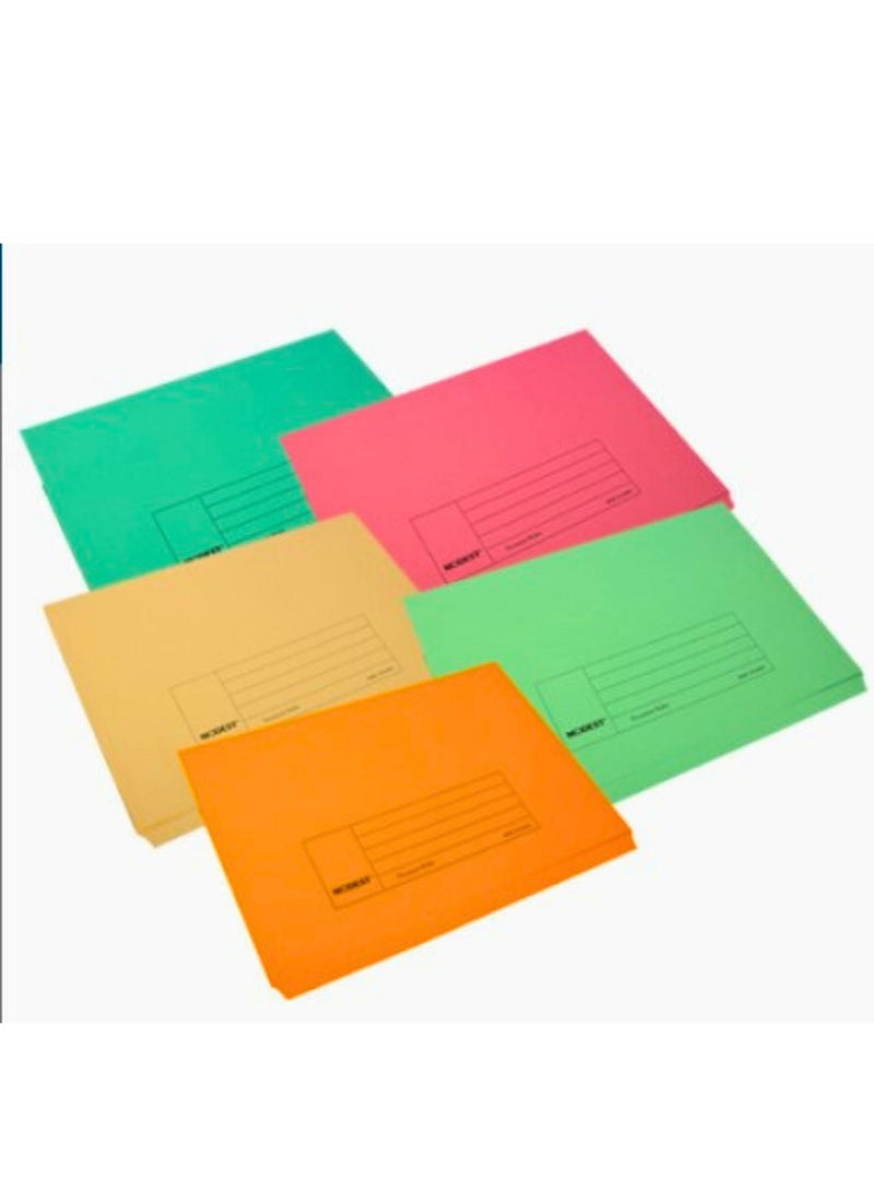 Modest Document Wallet Folder F4 300gsm Mix Color Pack Of 10 - Image 1