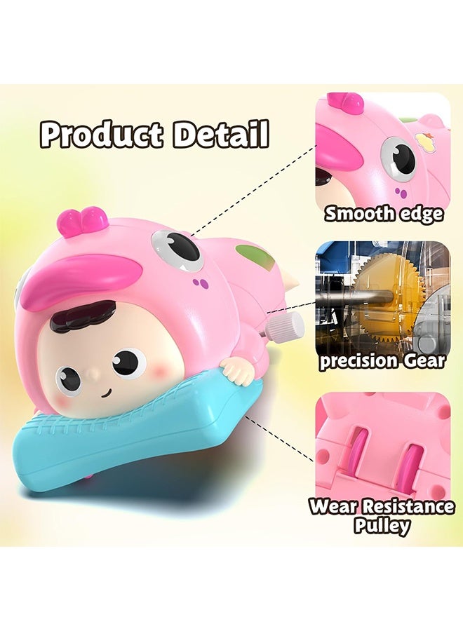 ألعاب تحريك بالملف، بط كبير الحجم ألعاب تحريك للأطفال، هدايا حفلات للحيوانات، عطلة للأطفال من عمر 1-3 سنوات وأطفال من 4-6 سنوات - Image 3