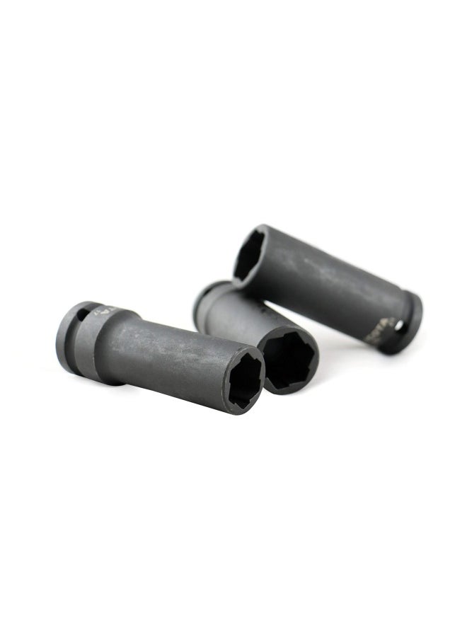 LICOTA 3 - Pieces 12 Inch. Two Way Bolt Extractor Deep Impact Socket Set Atf-3101  - Image 3