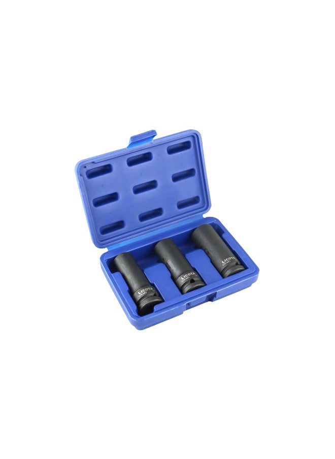 LICOTA 3 - Pieces 12 Inch. Two Way Bolt Extractor Deep Impact Socket Set Atf-3101  - Image 2