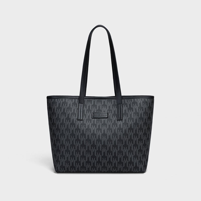 Tote Bag Black Truffle Commuter Women'S Bag Large Capacity High-End Shoulder Bag Luggage - Image 3