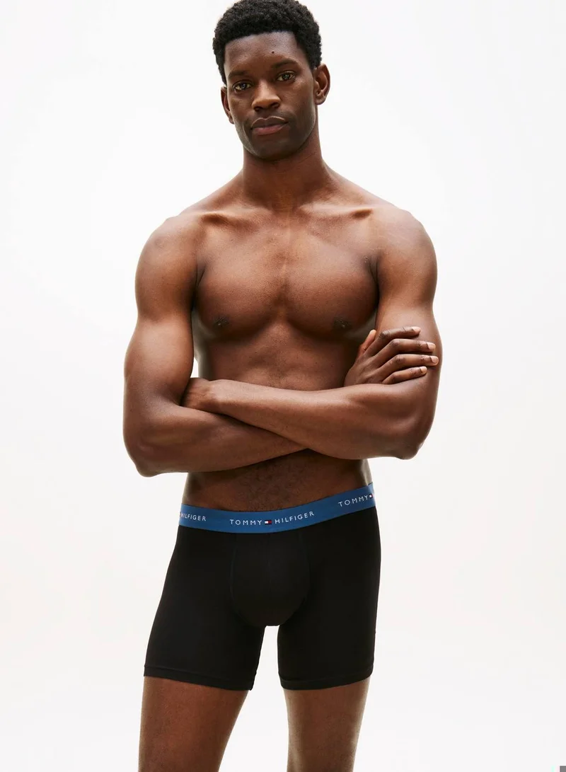 TOMMY HILFIGER 3-Pack Signature Logo Waistband Boxer Briefs