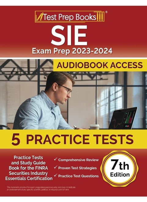 SIE Exam Prep 2024-2025: 5 Practice Tests and Study Guide Book for the FINR