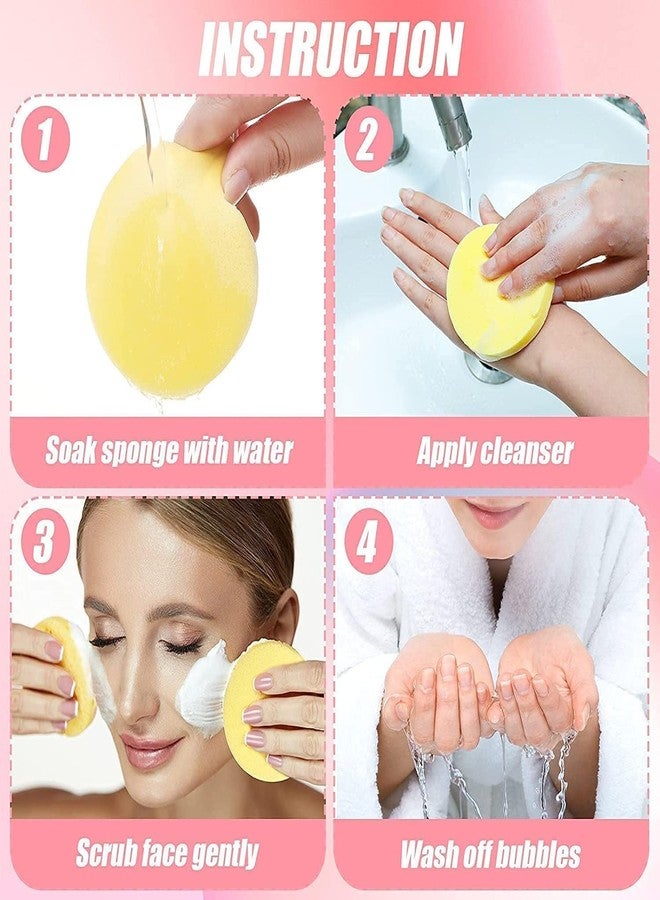 Prosopyare Face Pack Brush and Face Cleaning Sponge Non-Slip Spa Headband Combo Facial Mask Brush Set for Men's and Women's (Multi-Color) - Image 4