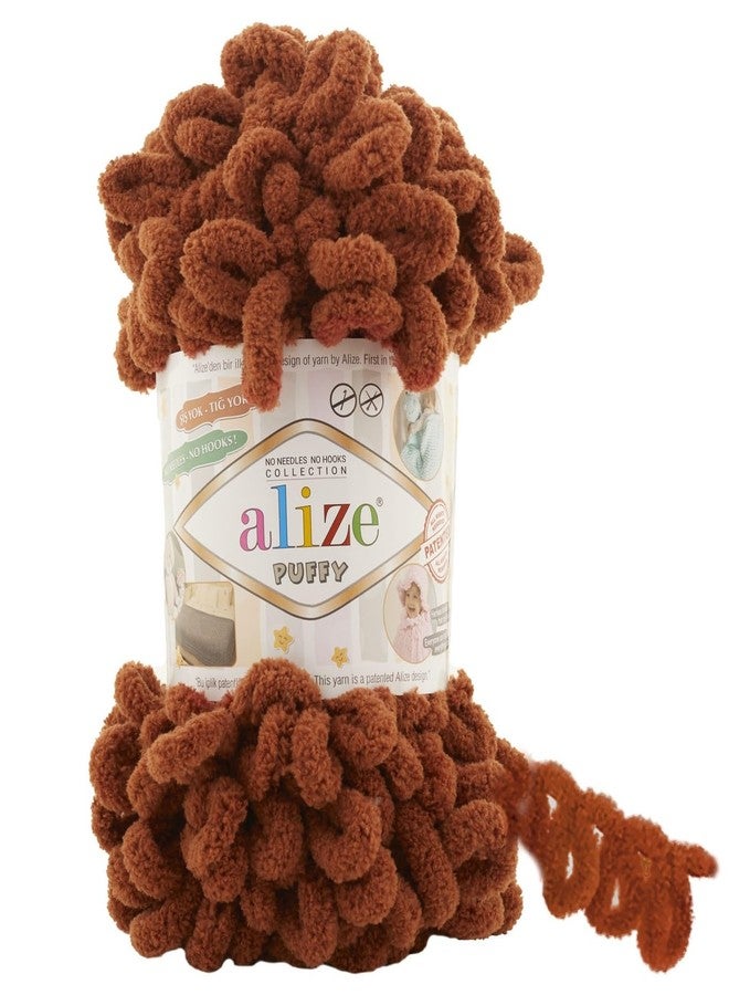 ALIZE 4 skn/Ball Alize Puffy Baby Big Loop Blanket Yarn 100% Micropolyester Soft Yarn 400gr 39.3 yds (597) - Image 2