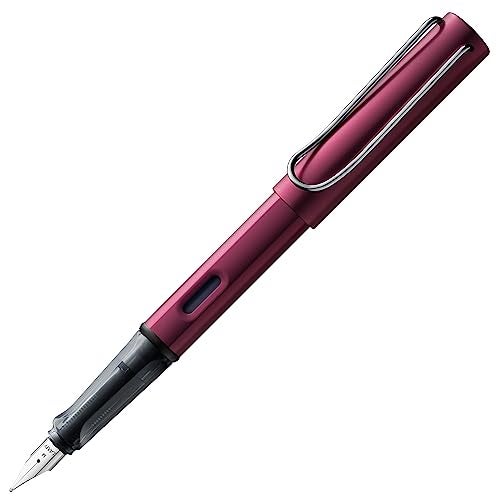 LAMY AL-star black purple - Fountain Pen with ergonomic grip & polished steel nib in size M - lightweight aluminum body - including LAMY T 10 blue cartridge - Right-Handed - Image 1