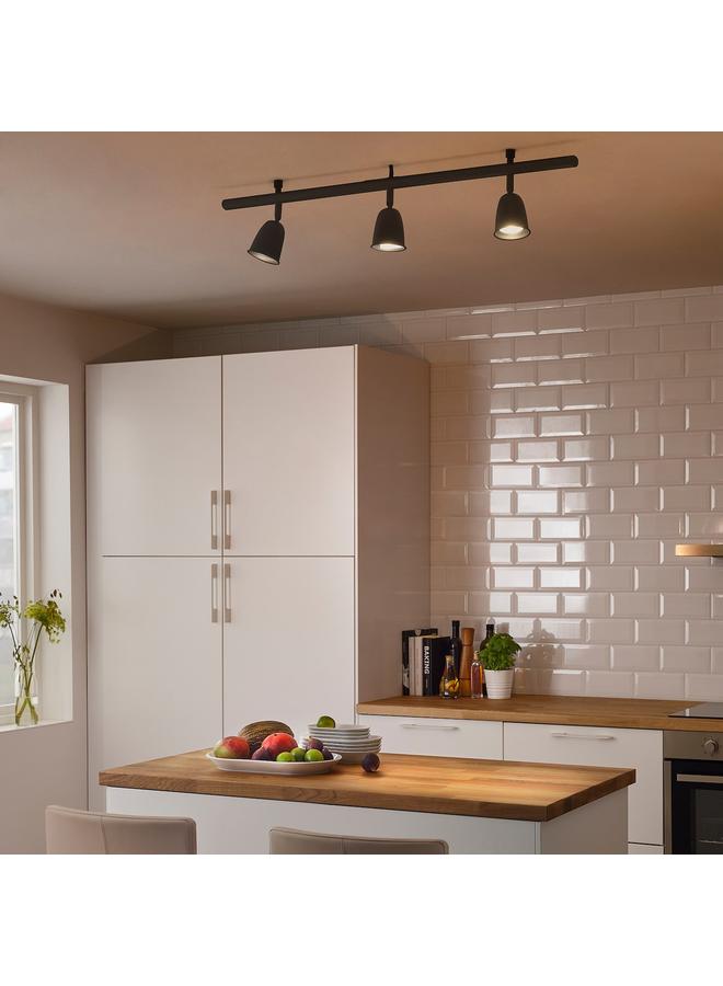 إيروريكس مسار سقف، 3 مصابيح، أسود - Image 2