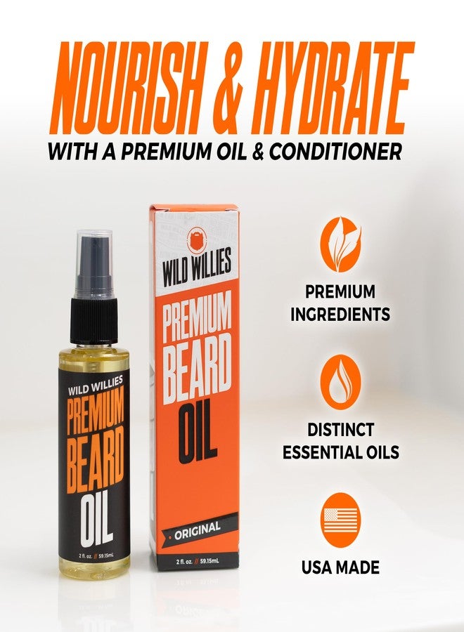 Wild Willies Beard Oil for Men - Natural ingredients Promote Deep Conditioning - Removes Itch & Dandruff - Deep Softening Treatment - Best Beard Oil & Conditioner - 2 Fl Oz, (Pack of 2) - Image 2
