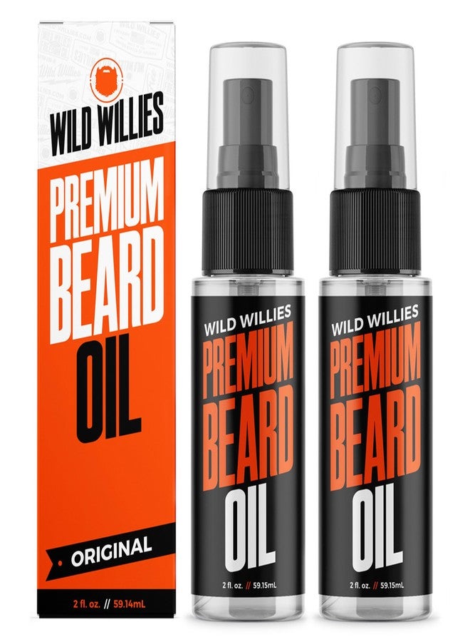 Wild Willies Beard Oil for Men - Natural ingredients Promote Deep Conditioning - Removes Itch & Dandruff - Deep Softening Treatment - Best Beard Oil & Conditioner - 2 Fl Oz, (Pack of 2) - Image 1