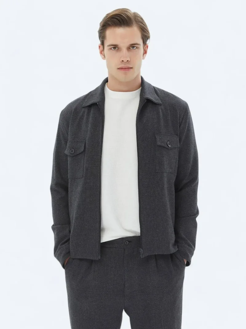 كيب بدلة عصرية صغيرة الحجم من الفحم الصلب