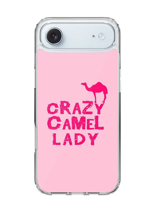 Stylizedd Classic Clear MagSafe Case for iPhone 17 Air , Hybrid Soft Case Flexible Edges Anti Drop TPU PC Gel Thin Transparent Cover [ Designed for iPhone 17 Air ] - Crazy Camel Lady