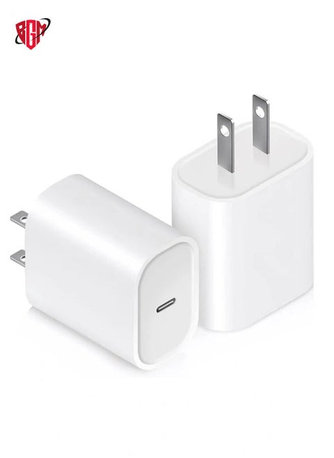iPhone Charger USB-C Power Adapter : 20W USB C Wall Charger, Fast Charging Type C Chargers Block Compatible with iPhone 14/13/12/11/Ipad/Ipad Pro