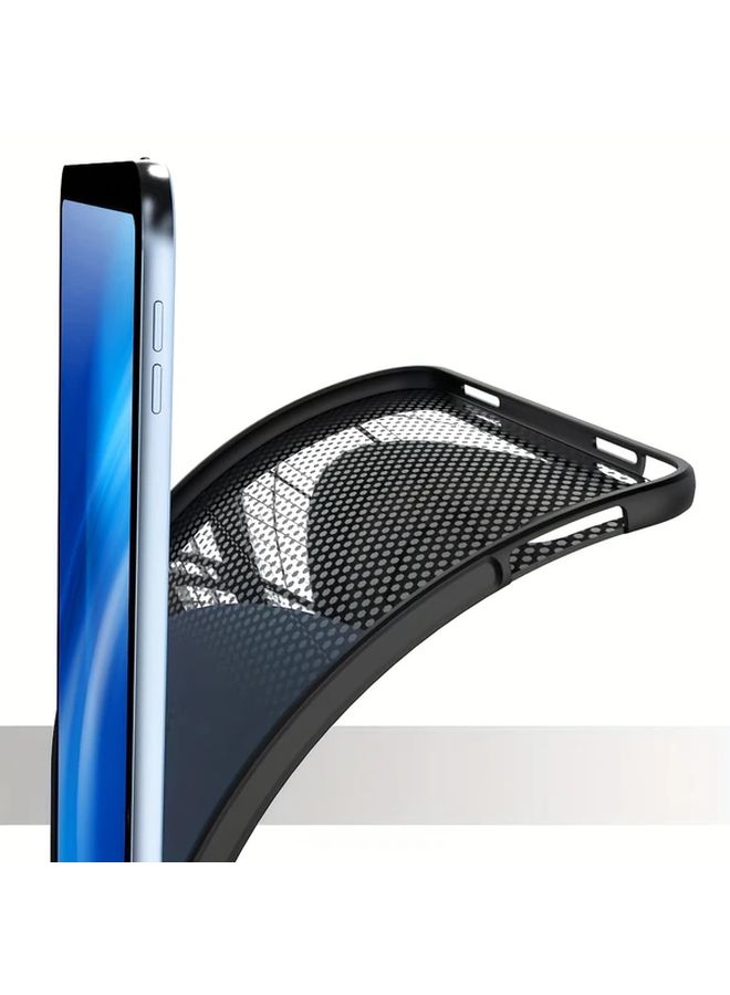 For iPad Air M2 13 Inch TPU Silicone Case Lightweight Non Slip Scratch Resistant Matte Black - Image 3
