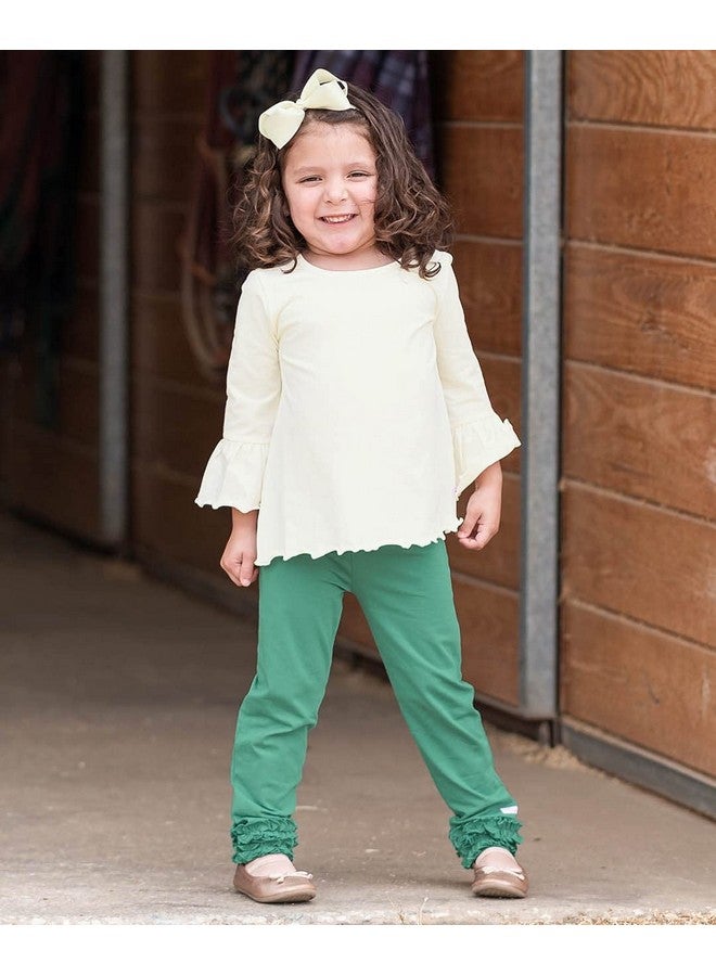 RuffleButts Girls Ivory Bow Headband - One Size - Image 3