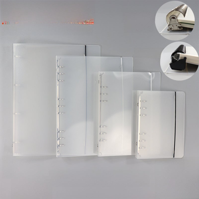 Generic Matte Twill Ring Binder Notebook A4 B5 A5 A6 B5 8 hole conventional strap 
