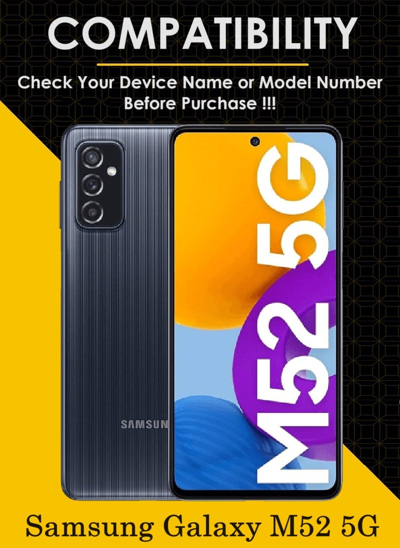 AINA 2 Pieces Tempered Glass Screen Protector 5D Designed For Samsung Galaxy M52 5G Full Glue Edge to Edge Full Screen Coverage And Bubble Free - Image 3